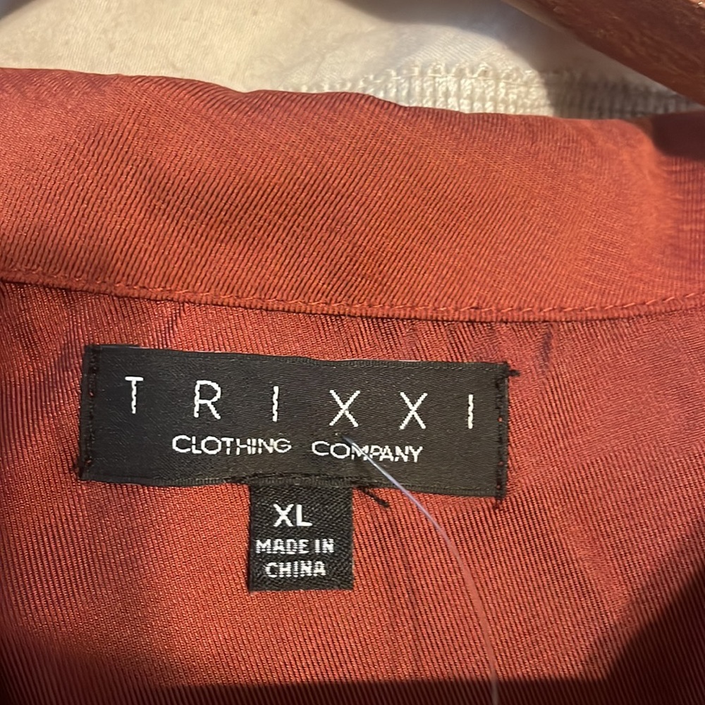 Francesca's Collections Rust Dress - Picture 6 of 8